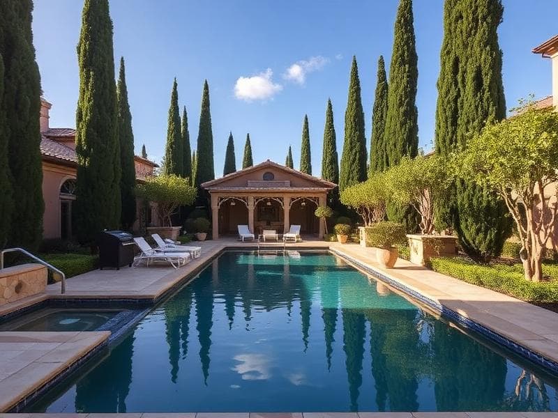 aménagement piscine paysagiste Côte d'Azur